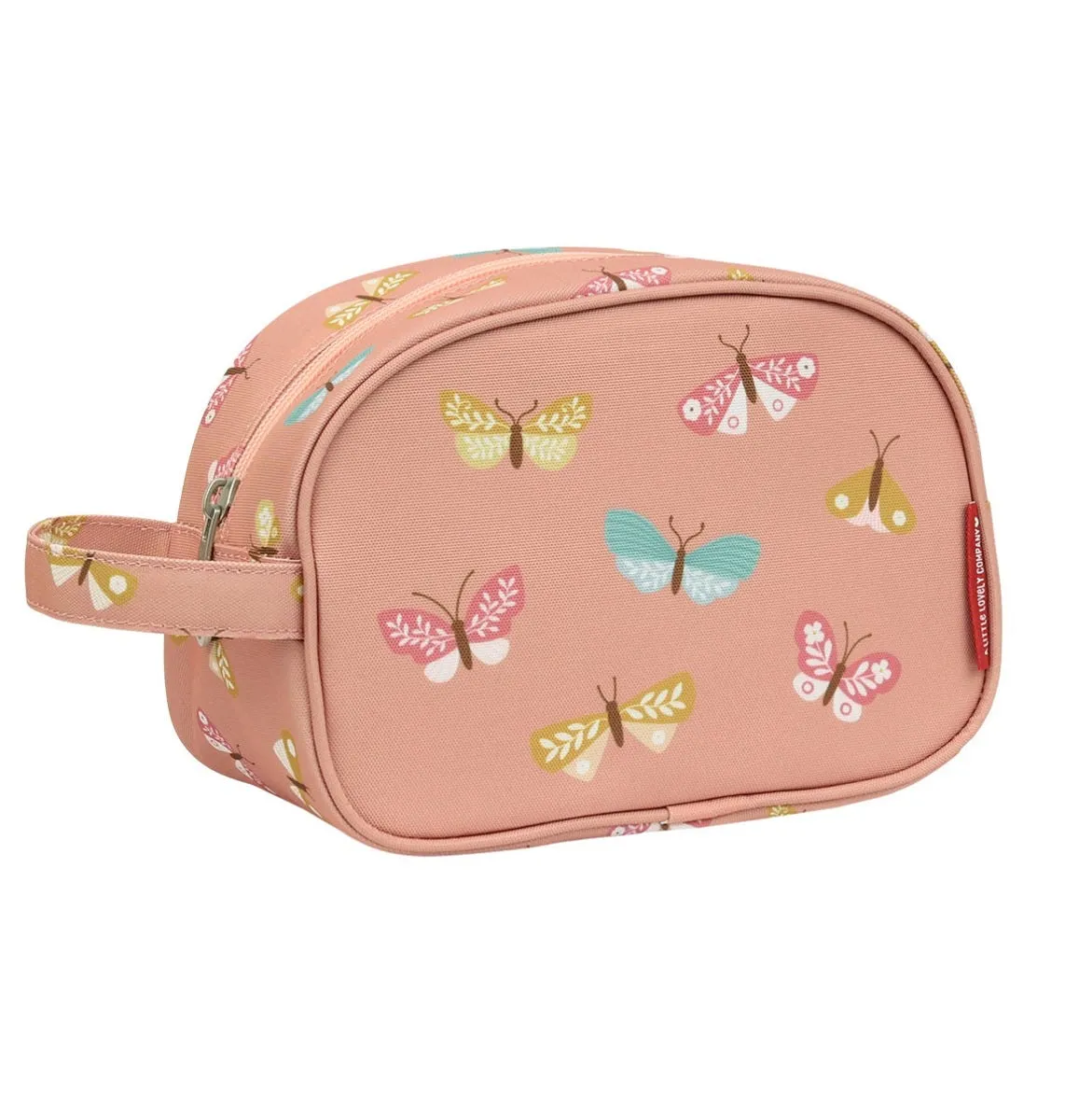 A Little Lovely Company Vlinders toilettas roze ruim