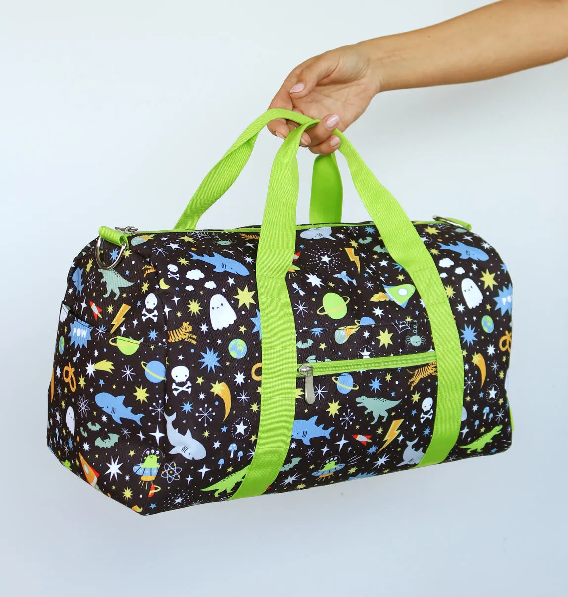A Little Lovely Company Galaxy weekendtas zwart handbagage