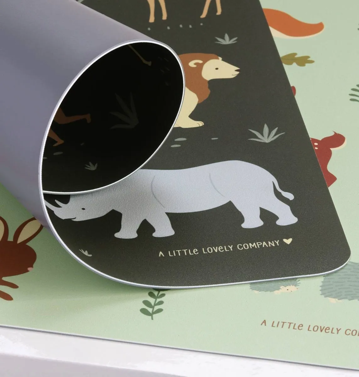 A Little Lovely Company Savanne placemat grijs antislip