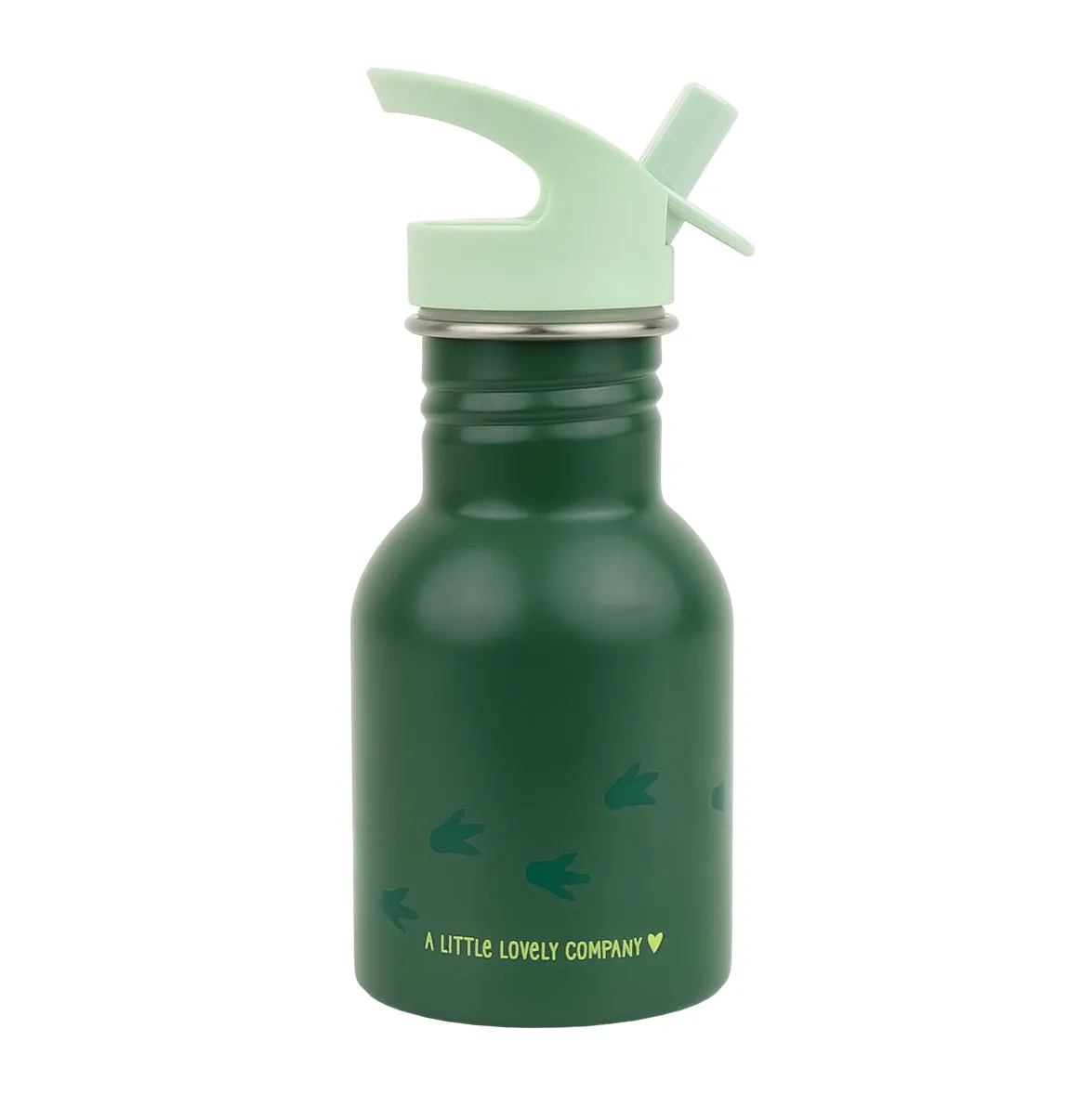A Little Lovely Company Dinosaurus kleine RVS drinkfles 350 ml