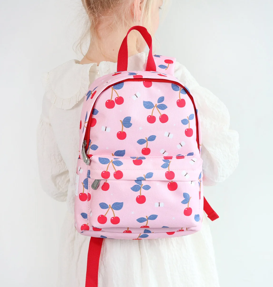 A Little Lovely Company Kersen rugzakje roze peuter