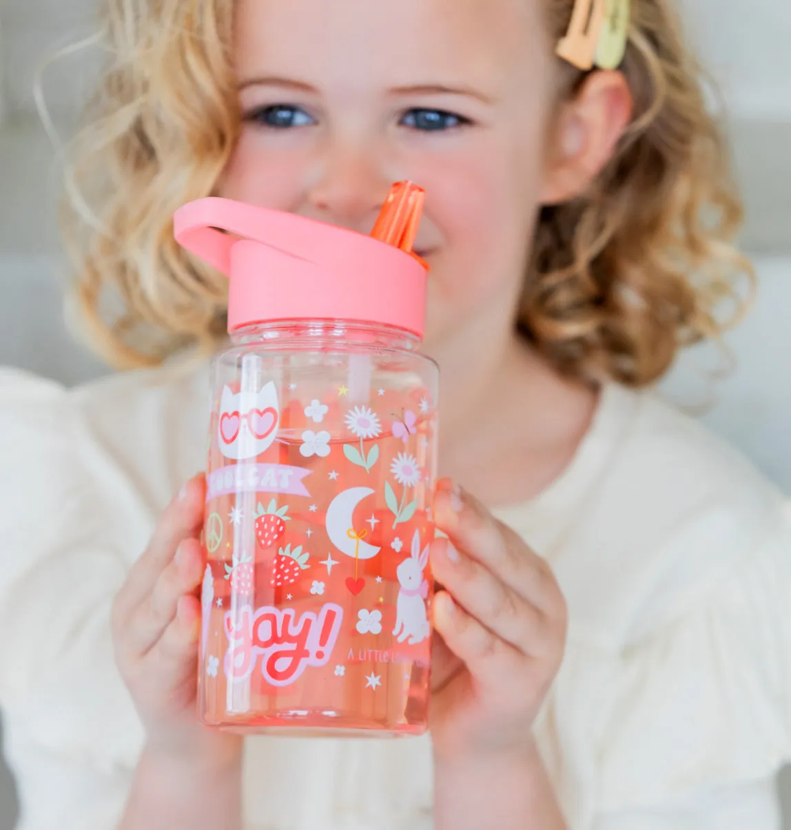 A Little Lovely Company Fun drinkfles 450 ml lekvrij