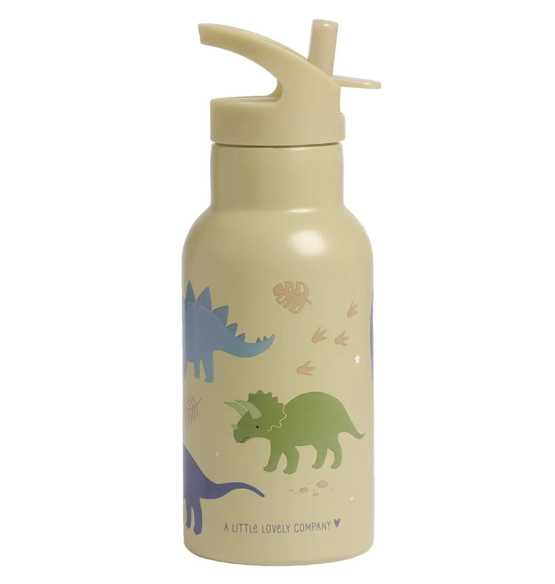 A Little Lovely Company Dinosaurussen RVS drinkfles 350 ml