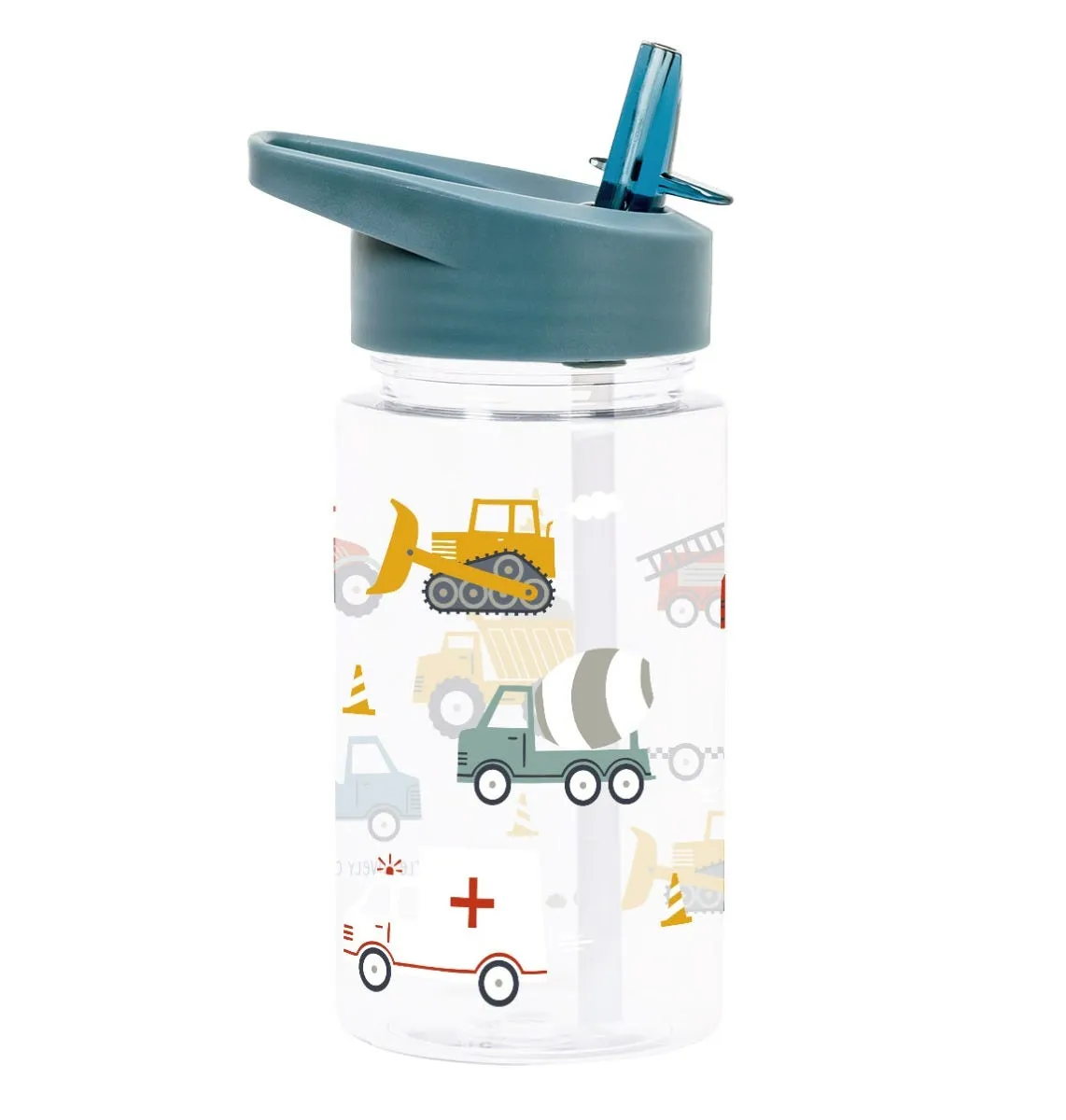 A Little Lovely Company Voertuigen drinkfles 450 ml tritan