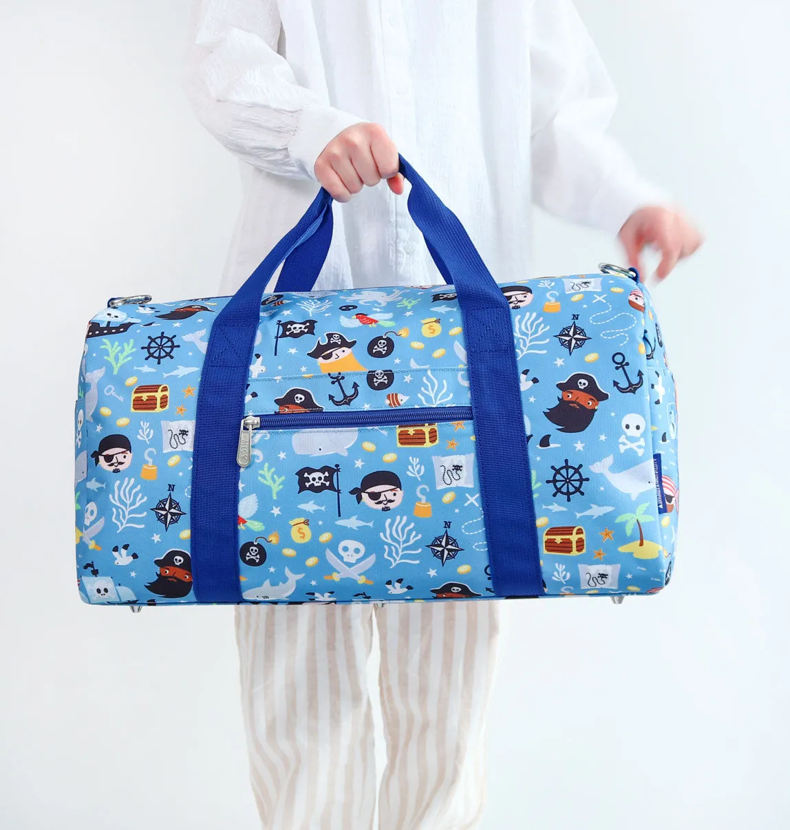 A Little Lovely Company Piraten weekendtas blauw handbagage