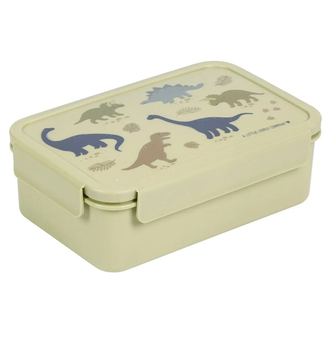 A Little Lovely Company Dinosaurussen bento lunchbox groen