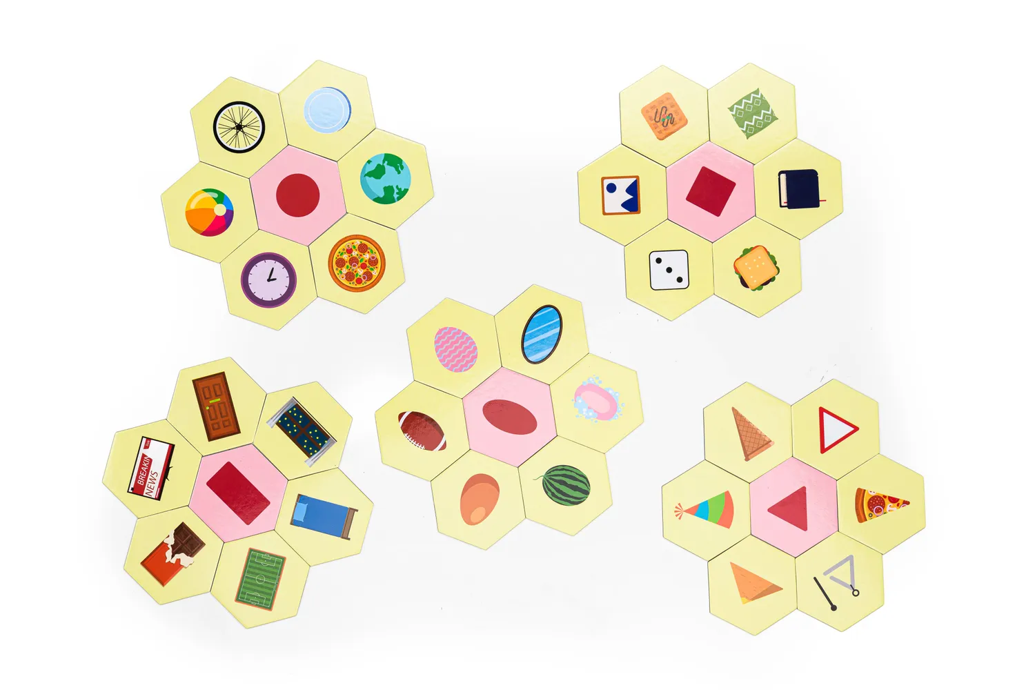 Kinderly Baby Shape Match magnetisch vormenspel 5 puzzels