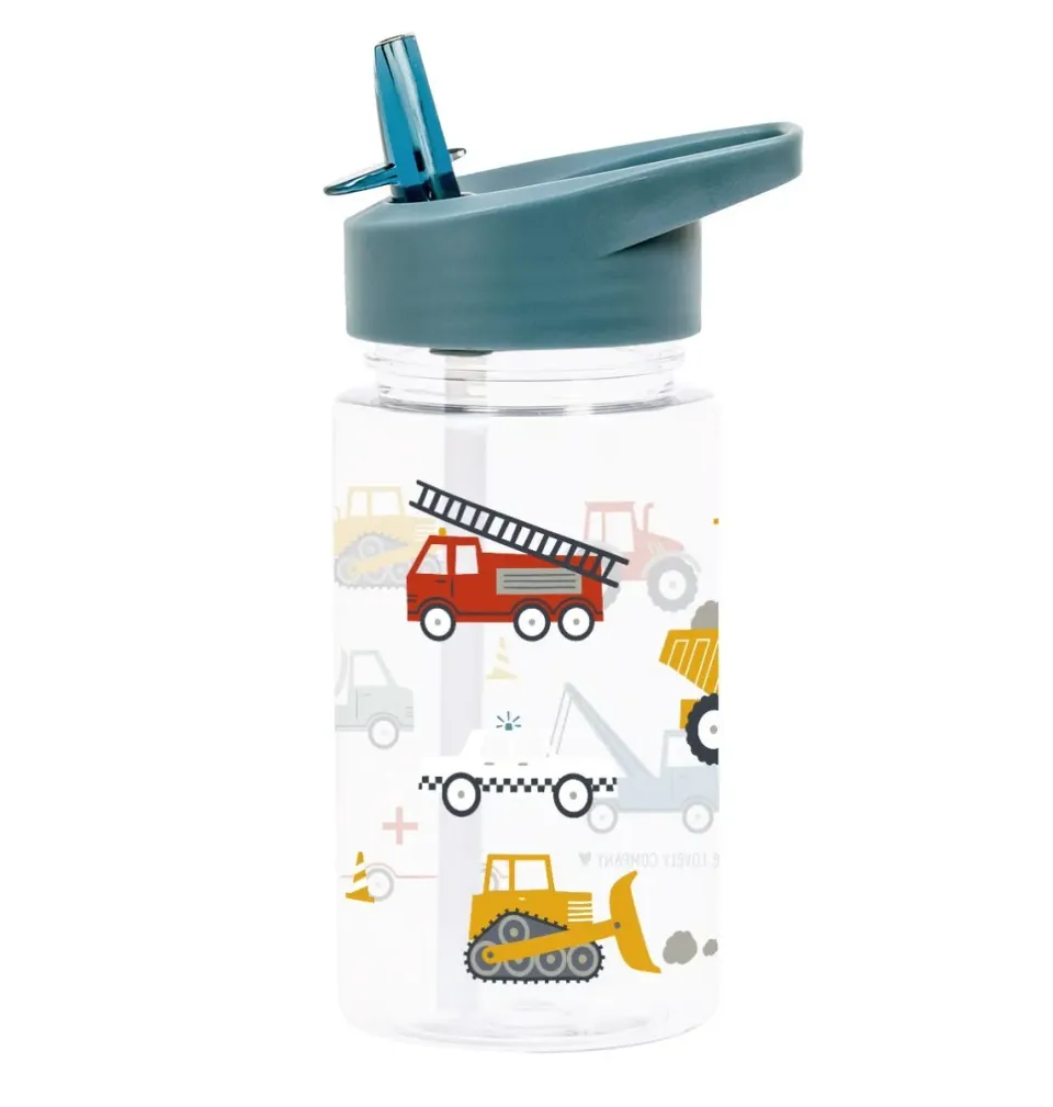 A Little Lovely Company Voertuigen drinkfles 450 ml tritan