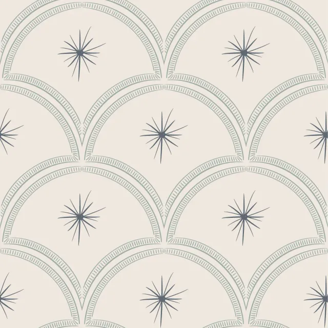 Little Amour Magic Arches behang Midnight