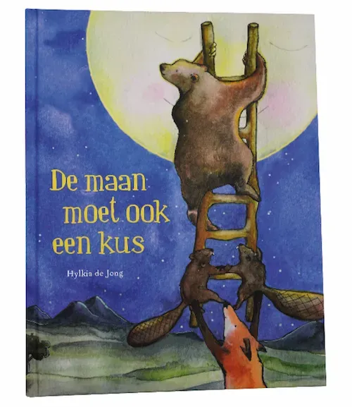 Hartendief De Maan moet ook een Kus prentenboek Nederlands
