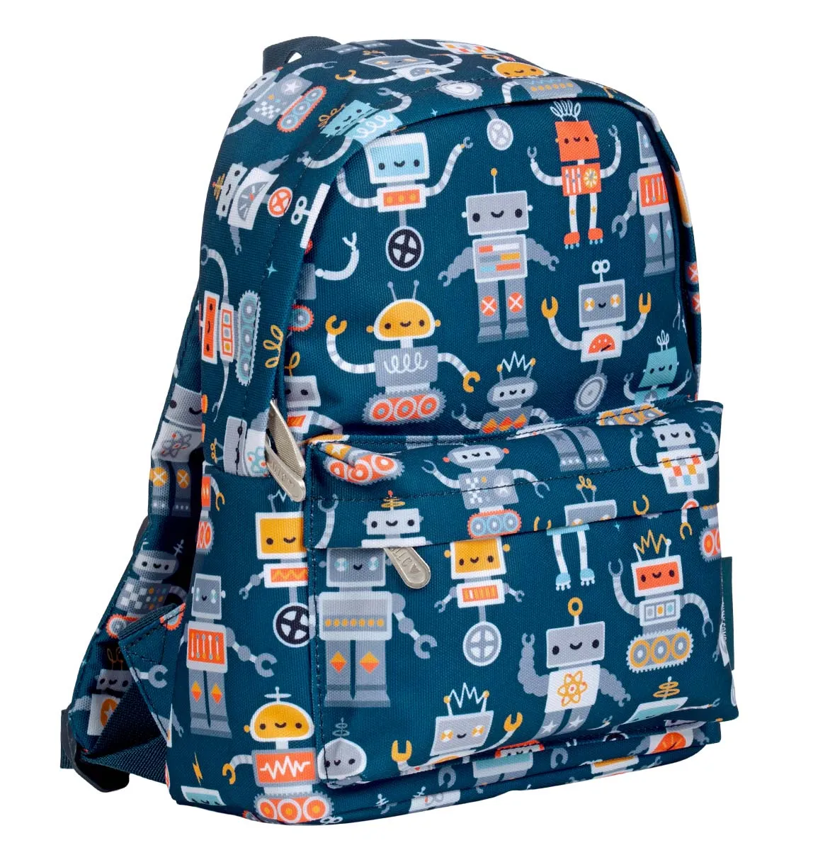 A Little Lovely Company Robots rugzakje robotprint