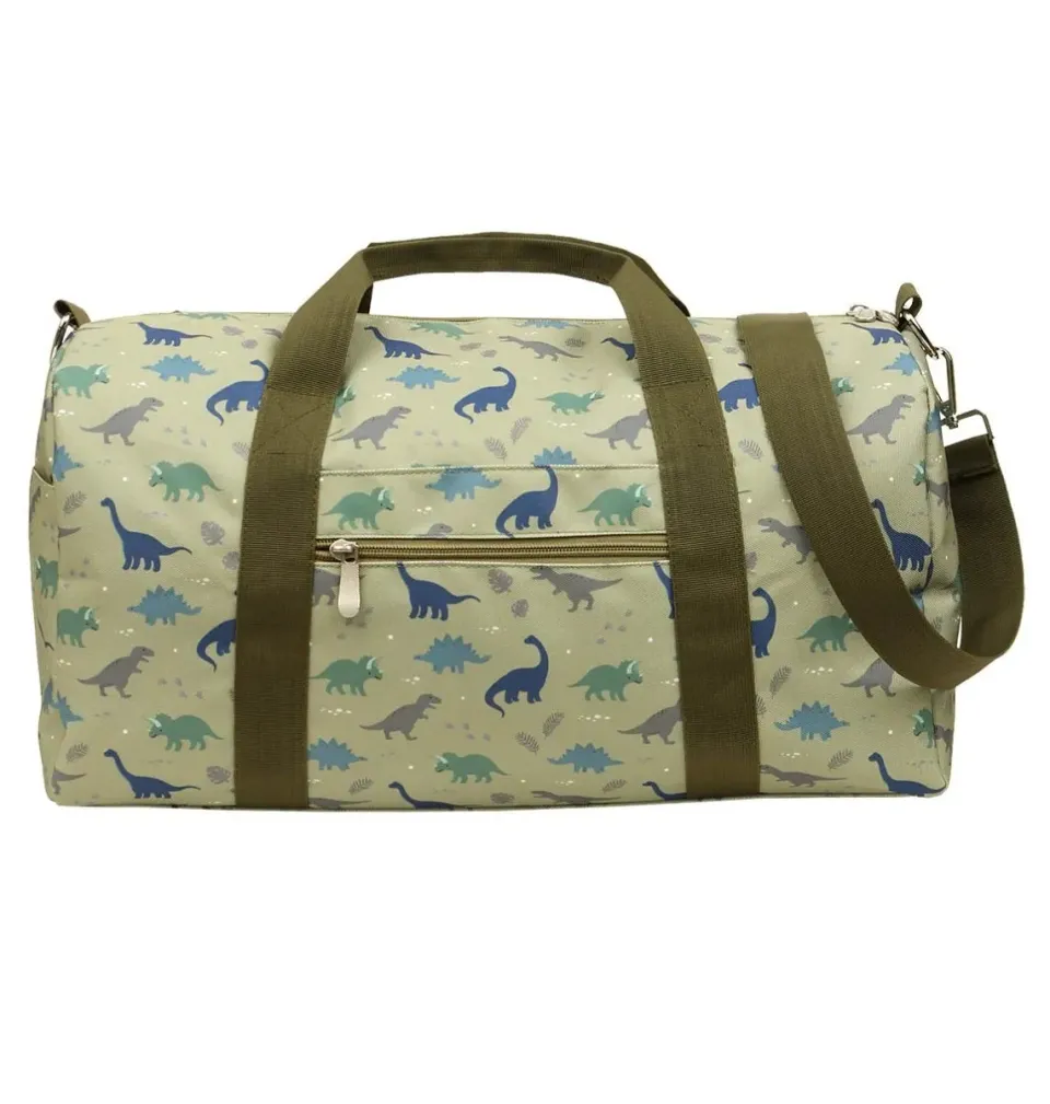 A Little Lovely Company Dinosaurussen weekendtas groen handbagage