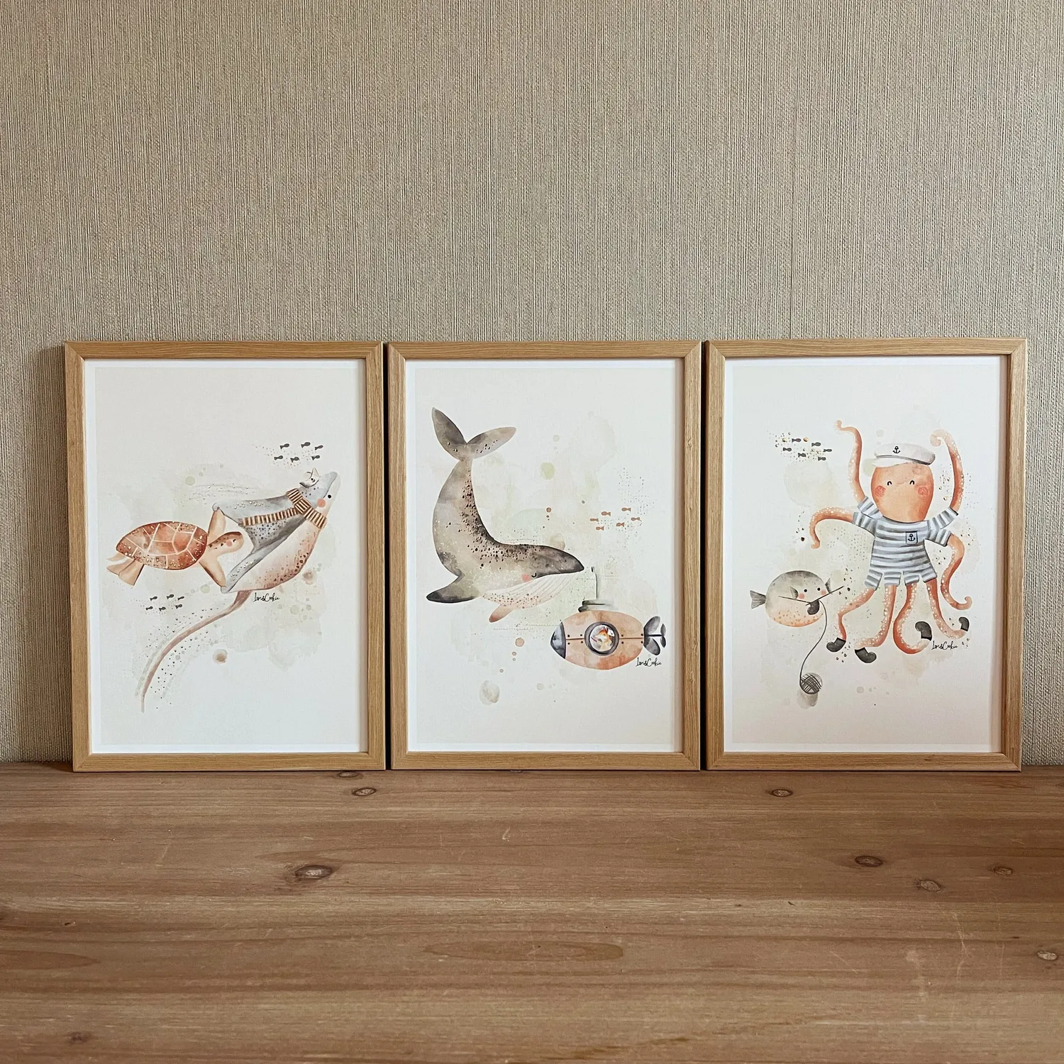 Lori & Cookie Kidsdeco posterlijst eikenhout acrylglas 30x40cm