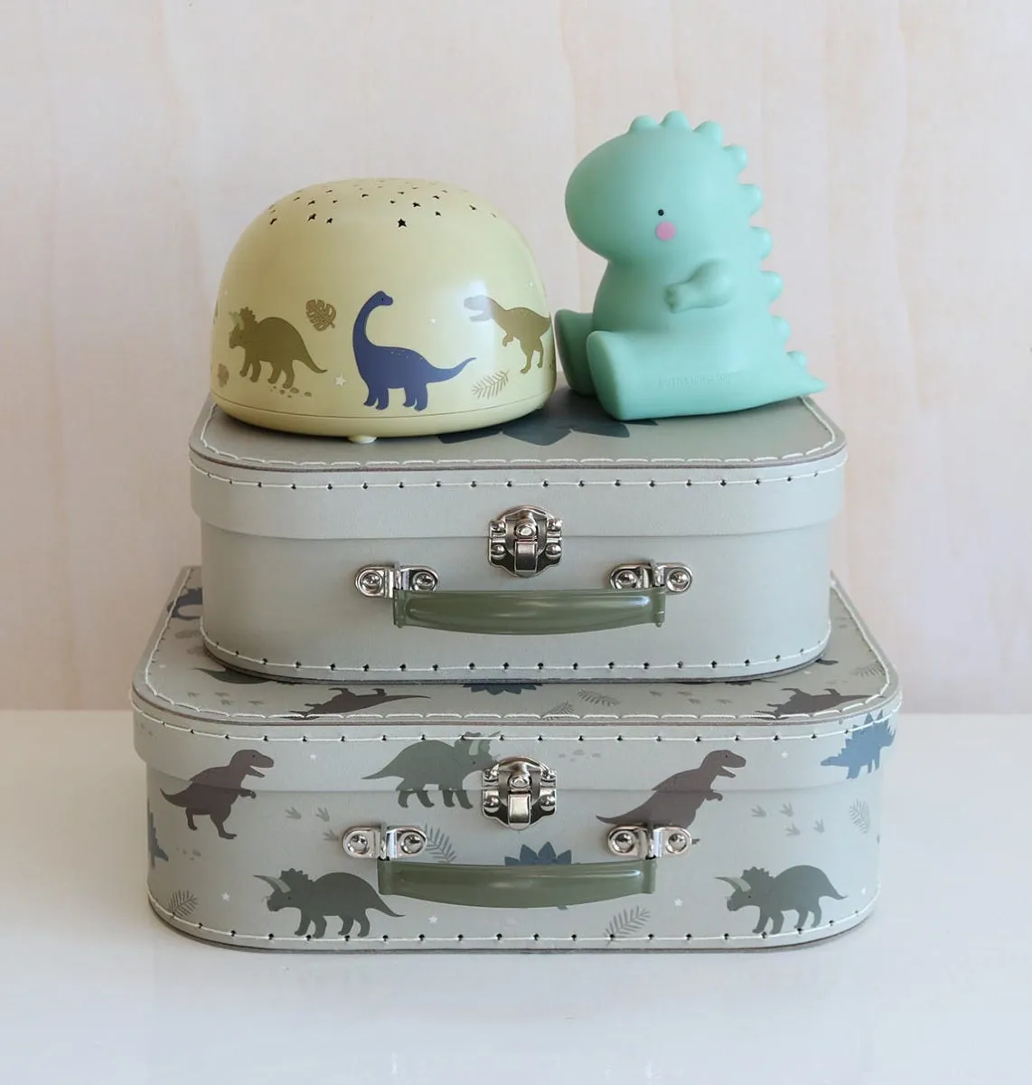 A Little Lovely Company Dinosaurussen projectorlamp groen sterrenhemel