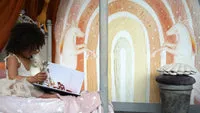 Hartendief Hinter dem Regenbogen behang 190x190 cm