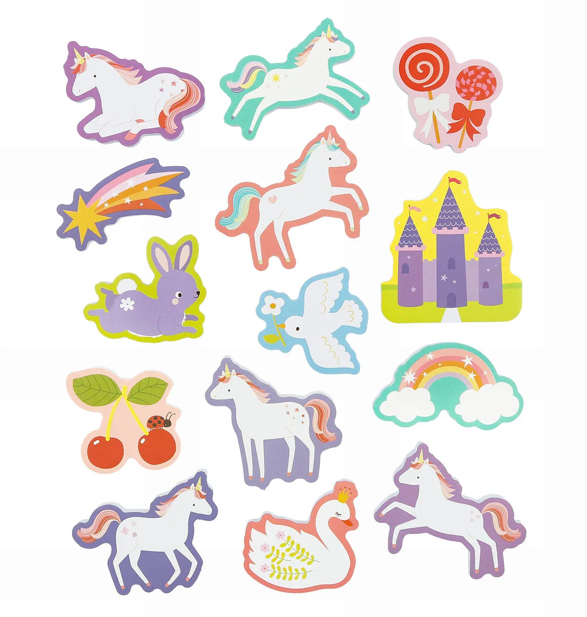 A Little Lovely Company Unicorn Dreams badspeelgoed 14 stuks
