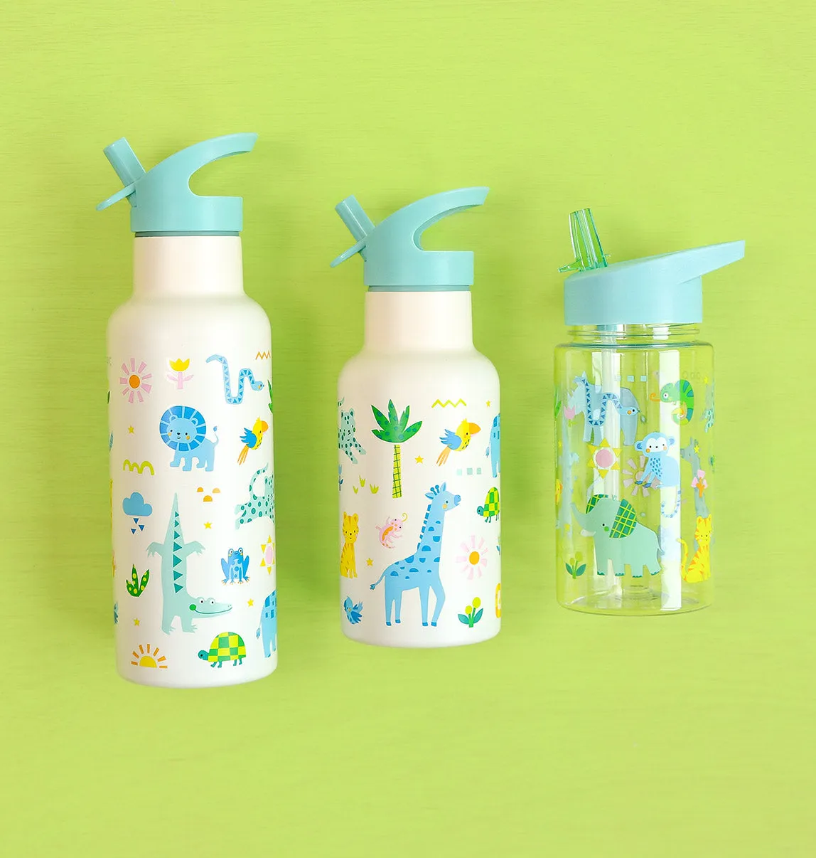 A Little Lovely Company Jungle drinkfles 450 ml tritan