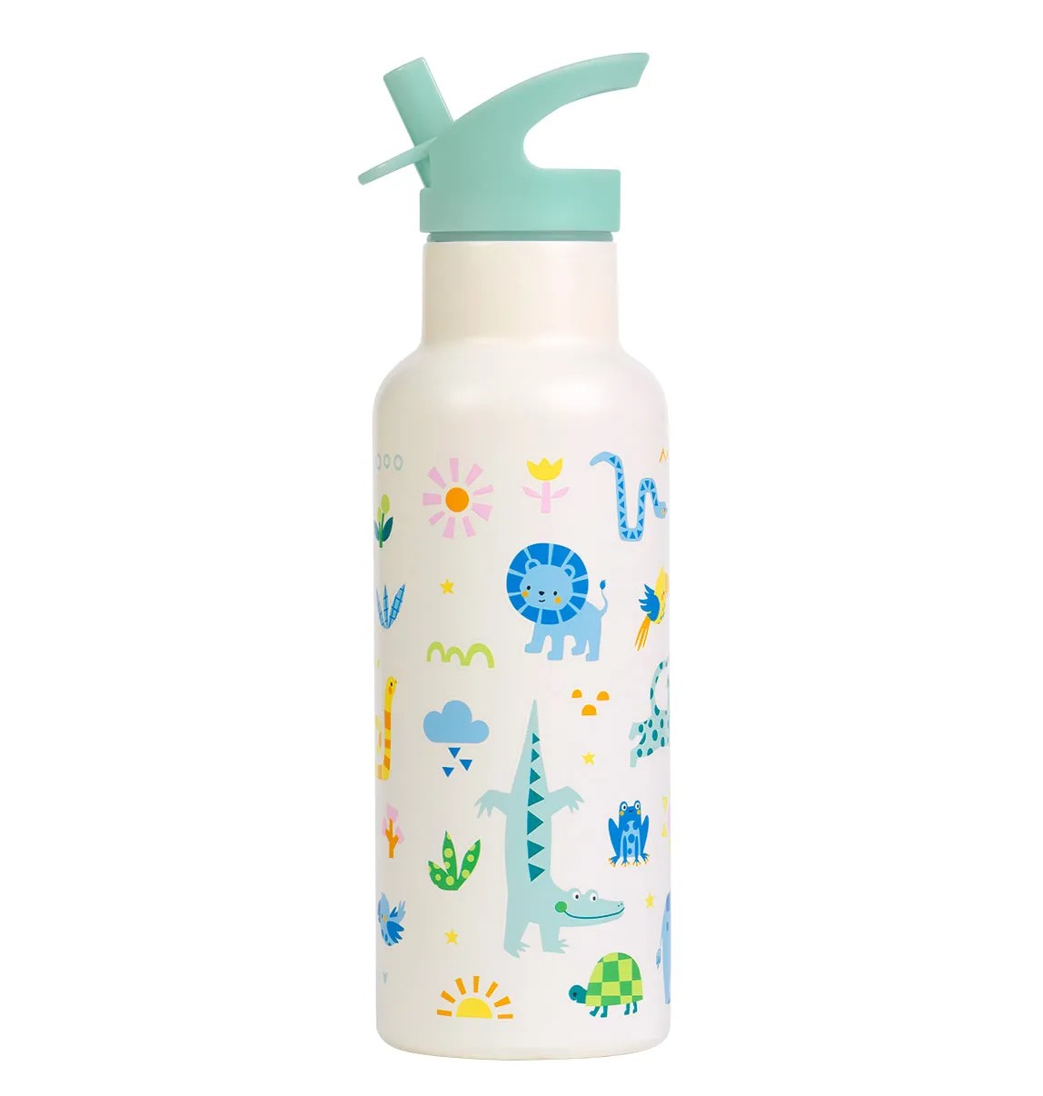 A Little Lovely Company drinkfles Jungle 500 ml XL RVS