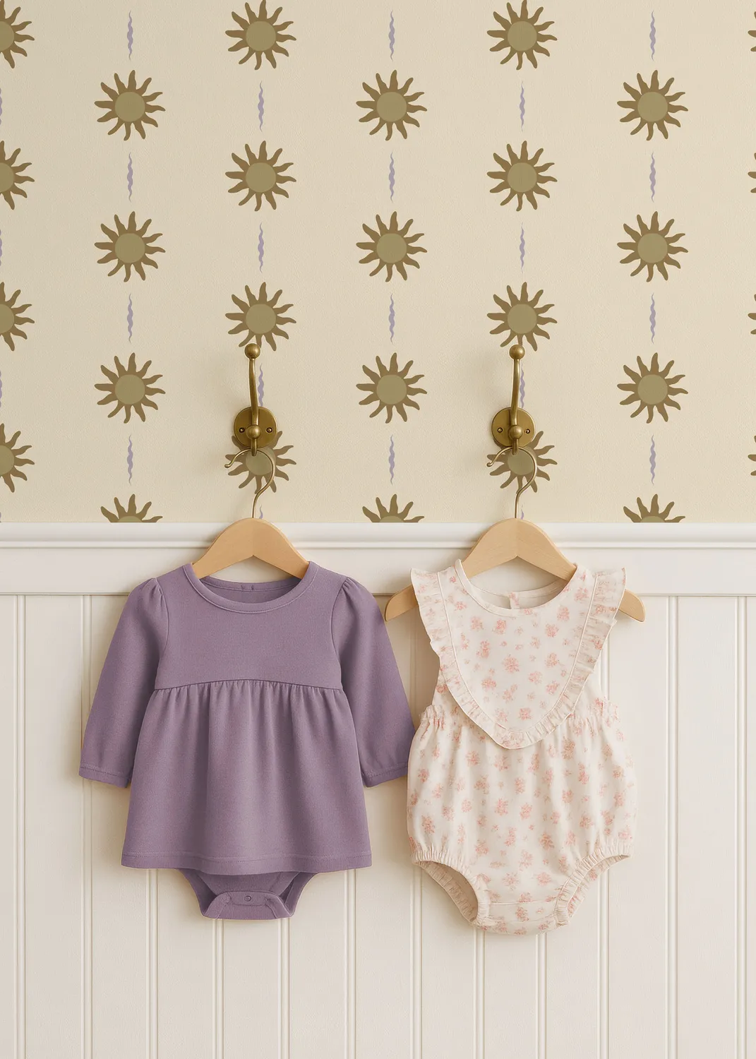 Little Amour Sunny Days Sand kinderbehang 1 rol zand