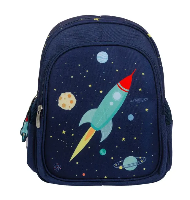 A Little Lovely Company Ruimte rugzak kind blauw space