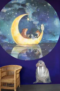 Hartendief Varen in de Nacht behangcirkel 190 cm L