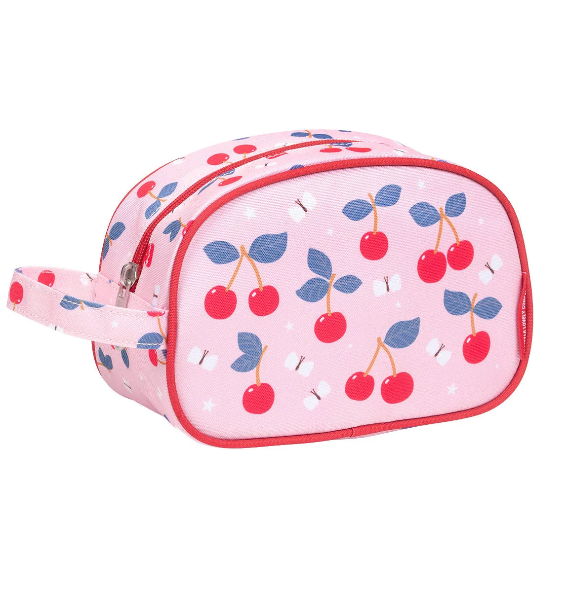 A Little Lovely Company Kersen toilettas roze ruim vak