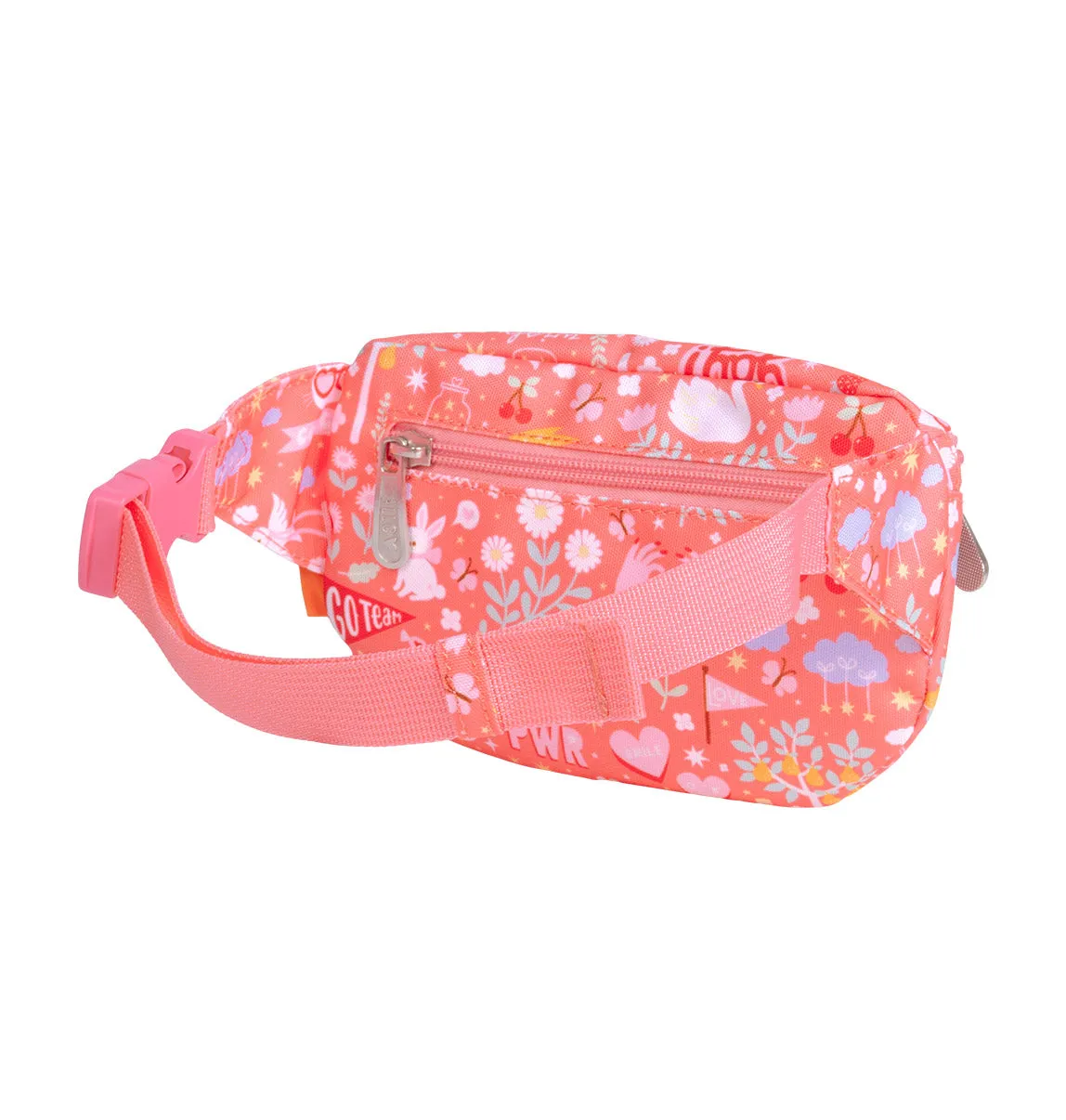 A Little Lovely Company Fun heuptasje koraalroze crossbody
