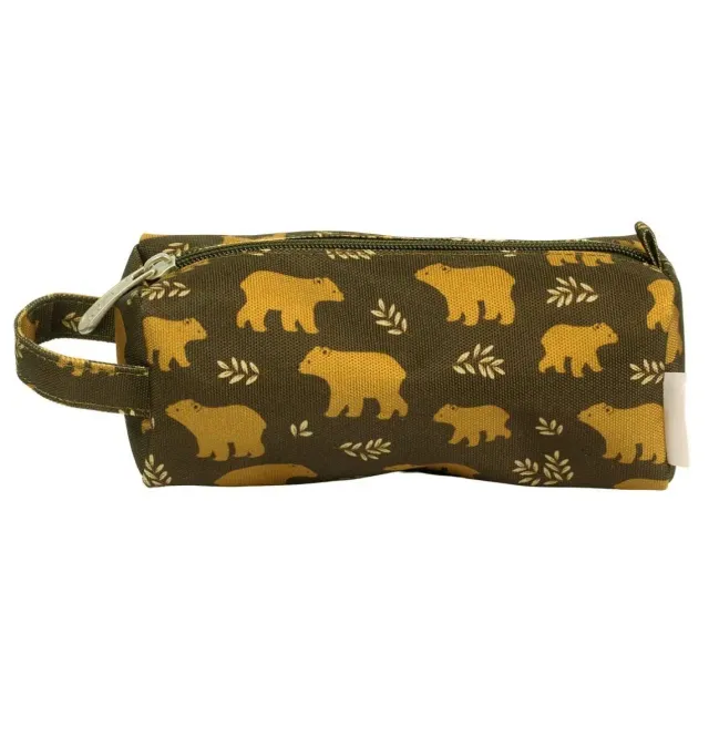 A Little Lovely Company Beren etui bruin polyester