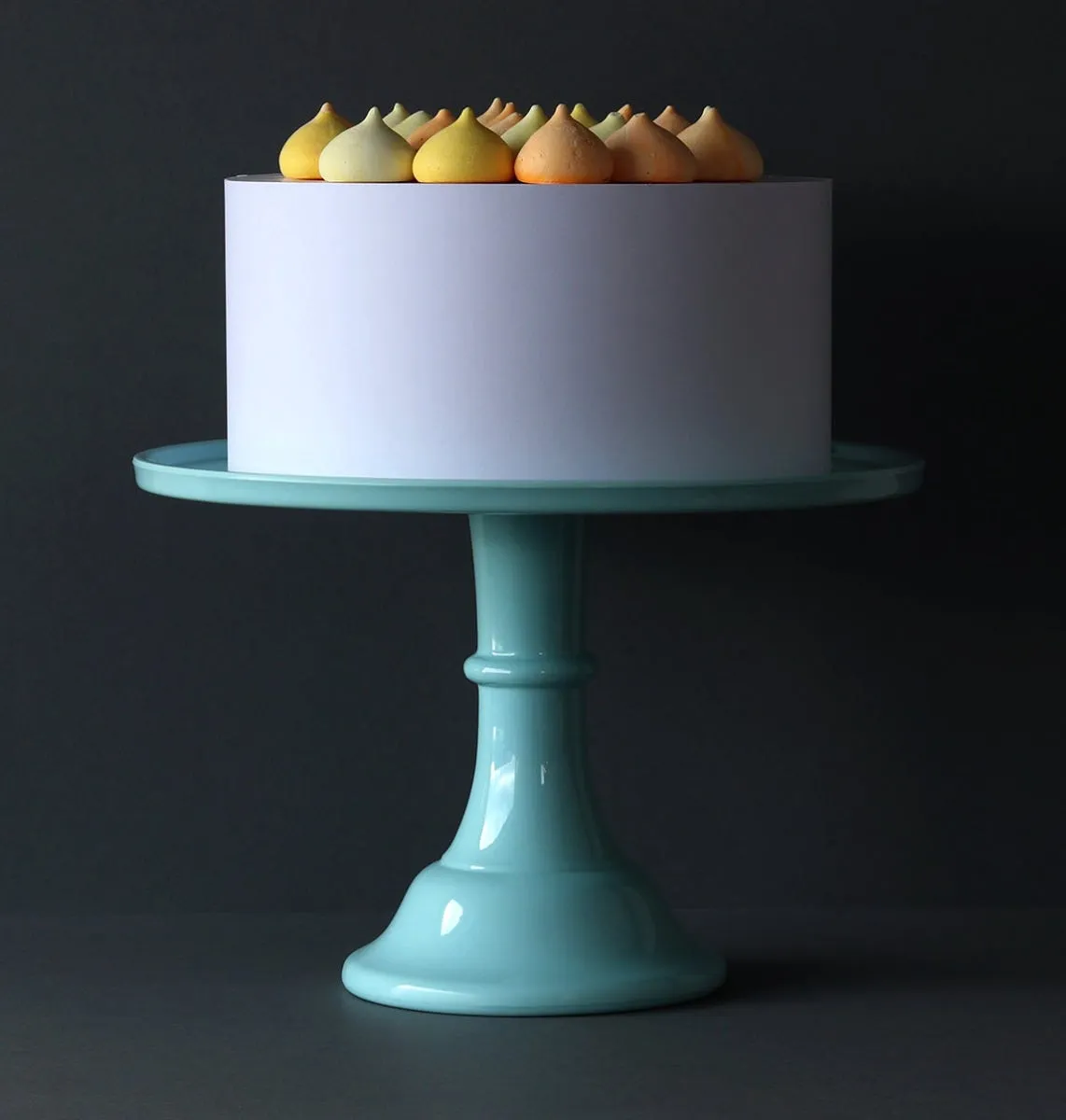 A Little Lovely Company taartplateau groot vintage blauw