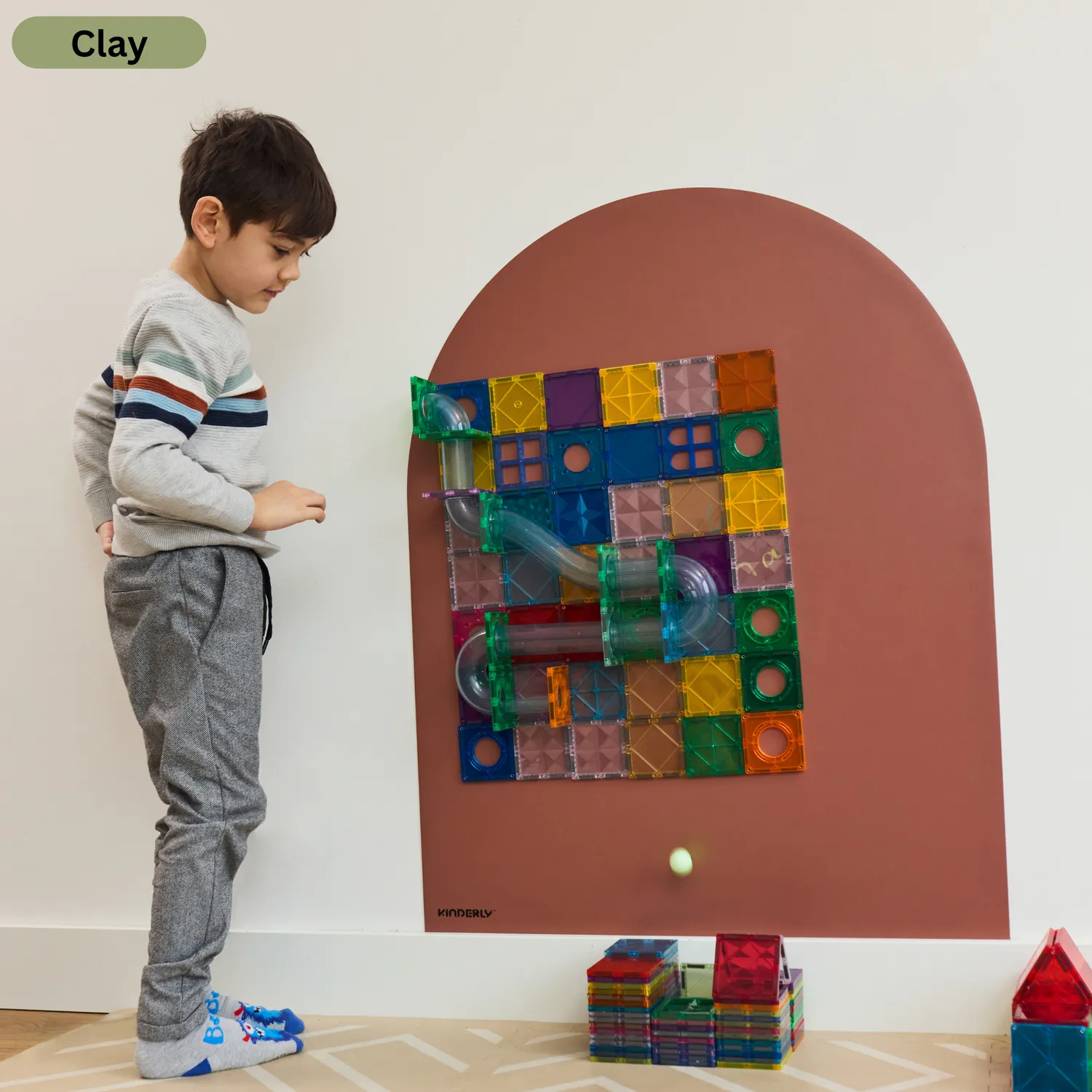 Kinderly Baby Magnetisch Behang Klei verwijderbaar met krijt