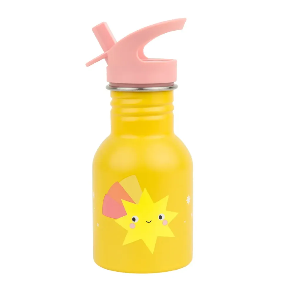 A Little Lovely Company Vallende ster RVS drinkfles 350 ml