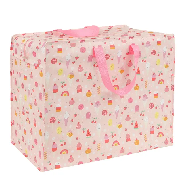 A Little Lovely Company IJsjes XL opbergtas roze