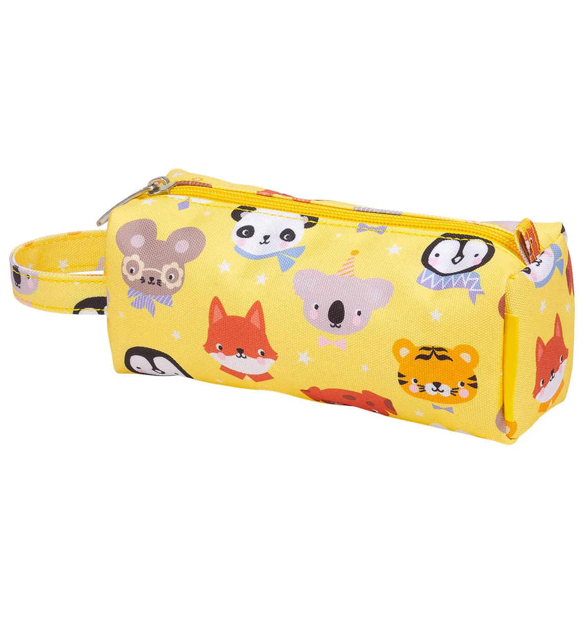 A Little Lovely Company Dierenvriendjes etui geel – gevoerd