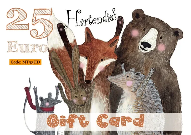 Hartendief cadeaubon 25 euro kinderkamer
