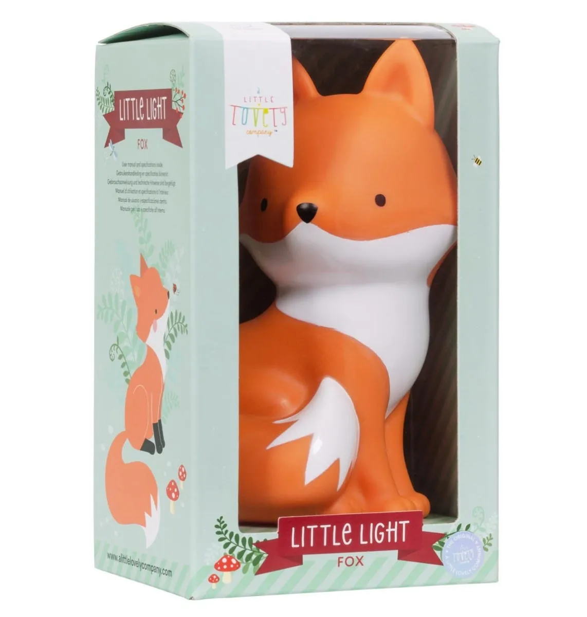 A Little Lovely Company Little Lights vos nachtlampje oranje