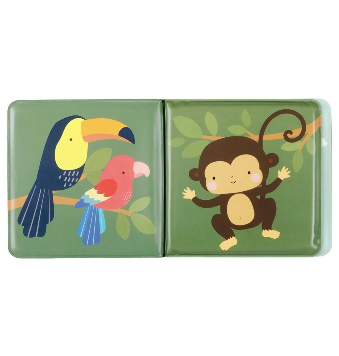 A Little Lovely Company Junglevriendjes badboekje waterproof