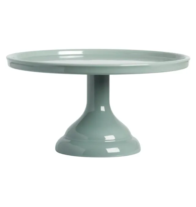 A Little Lovely Company taartplateau klein saliegroen melamine