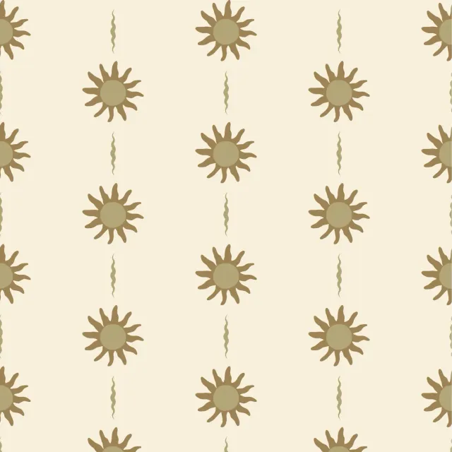Little Amour Sunny Days behangstaal Olive olijfgroen