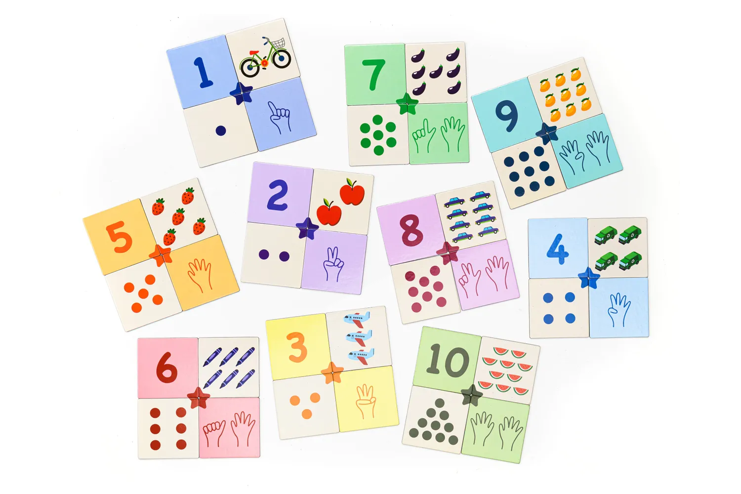 Kinderly Baby Nummerpuzzel magnetisch 40-delig leren tellen