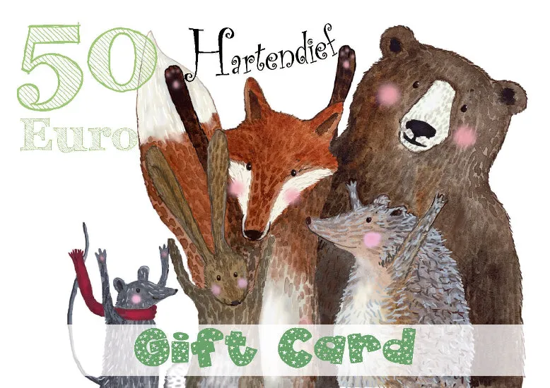 Hartendief cadeaubon 25 euro kinderkamer