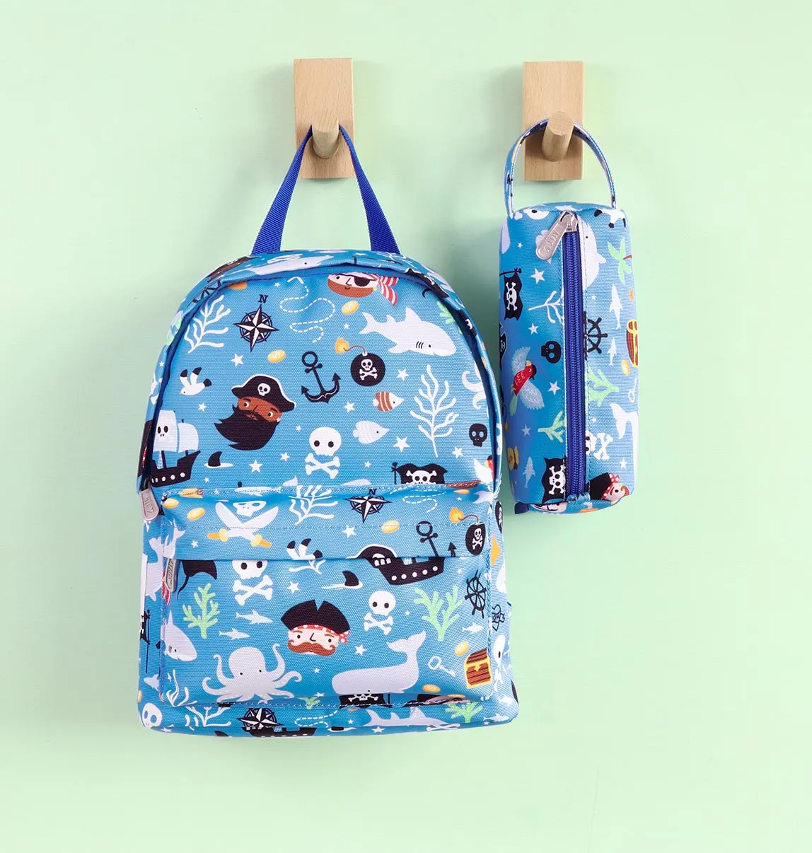 A Little Lovely Company Piraten Rugzakje Blauw met Borstriem