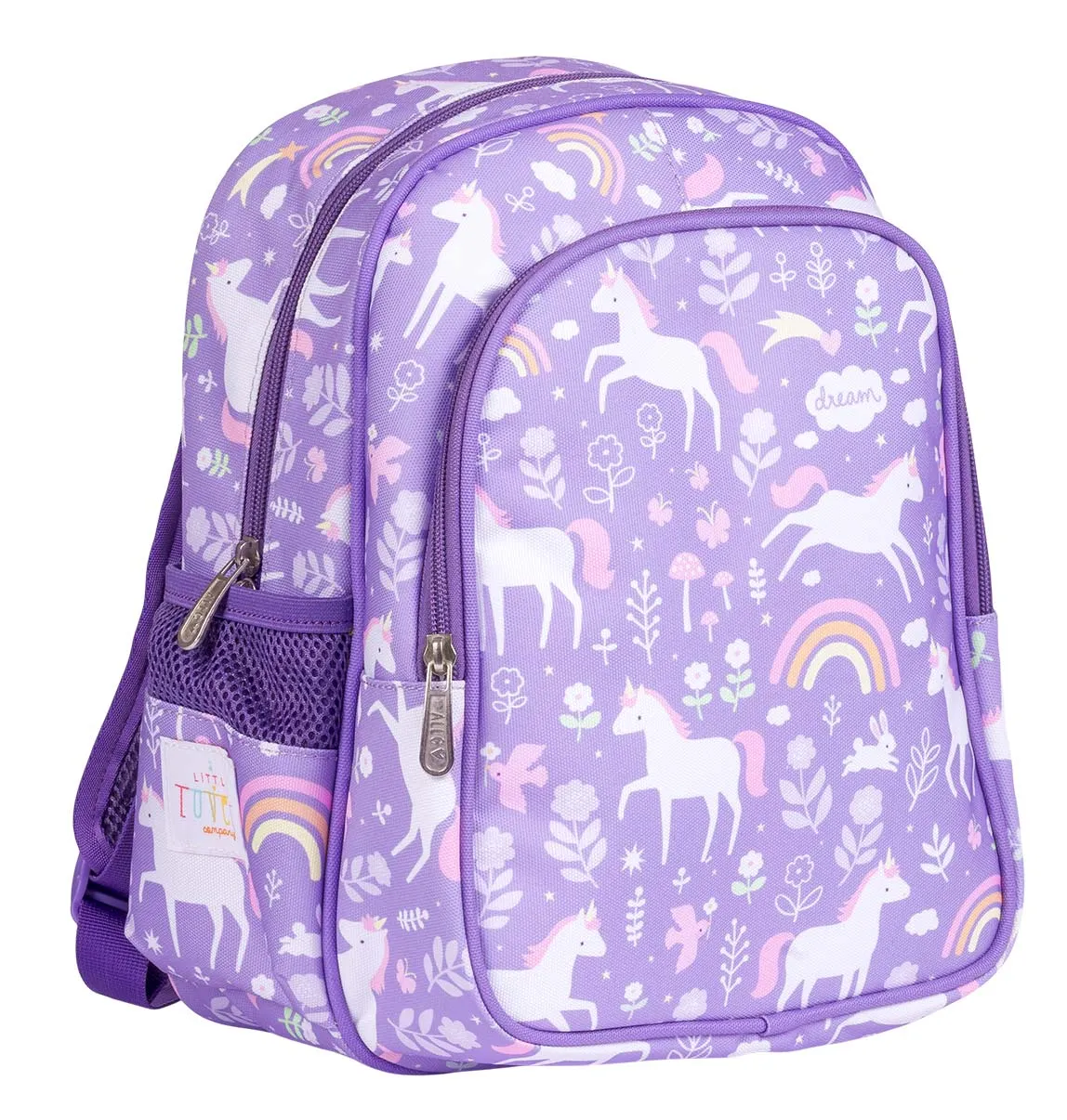 A Little Lovely Company Unicorn Dreams rugzak paars