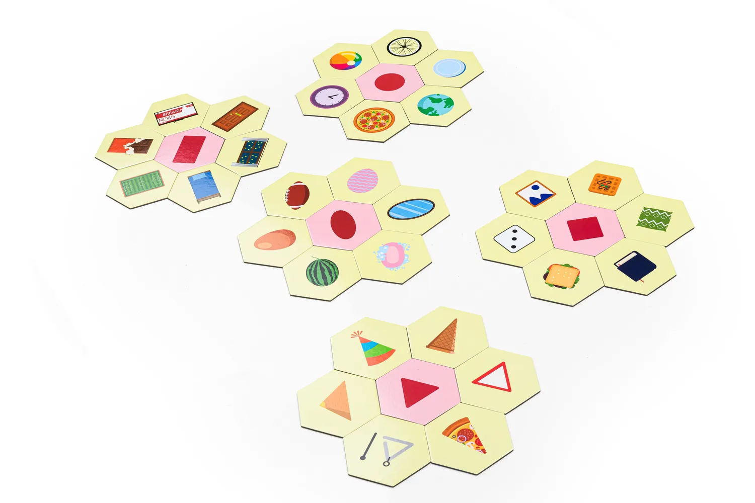 Kinderly Baby Shape Match magnetisch vormenspel 5 puzzels