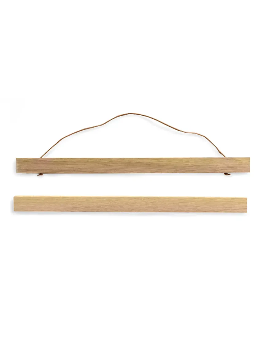 Hartendief Posterhanger 31 cm eiken magnetisch