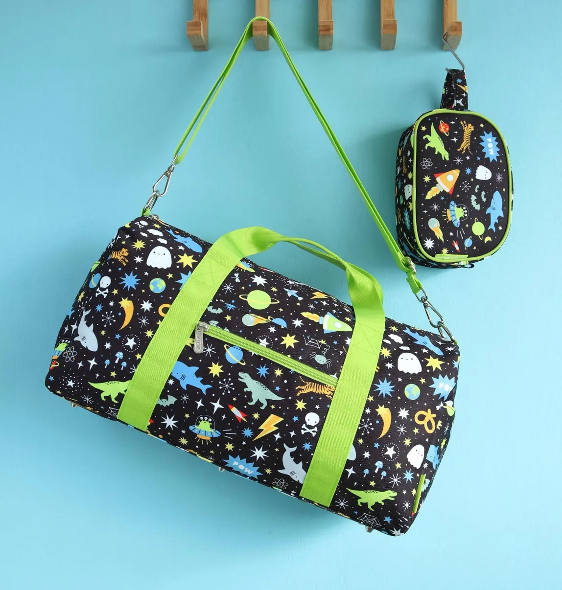 A Little Lovely Company Galaxy weekendtas zwart handbagage