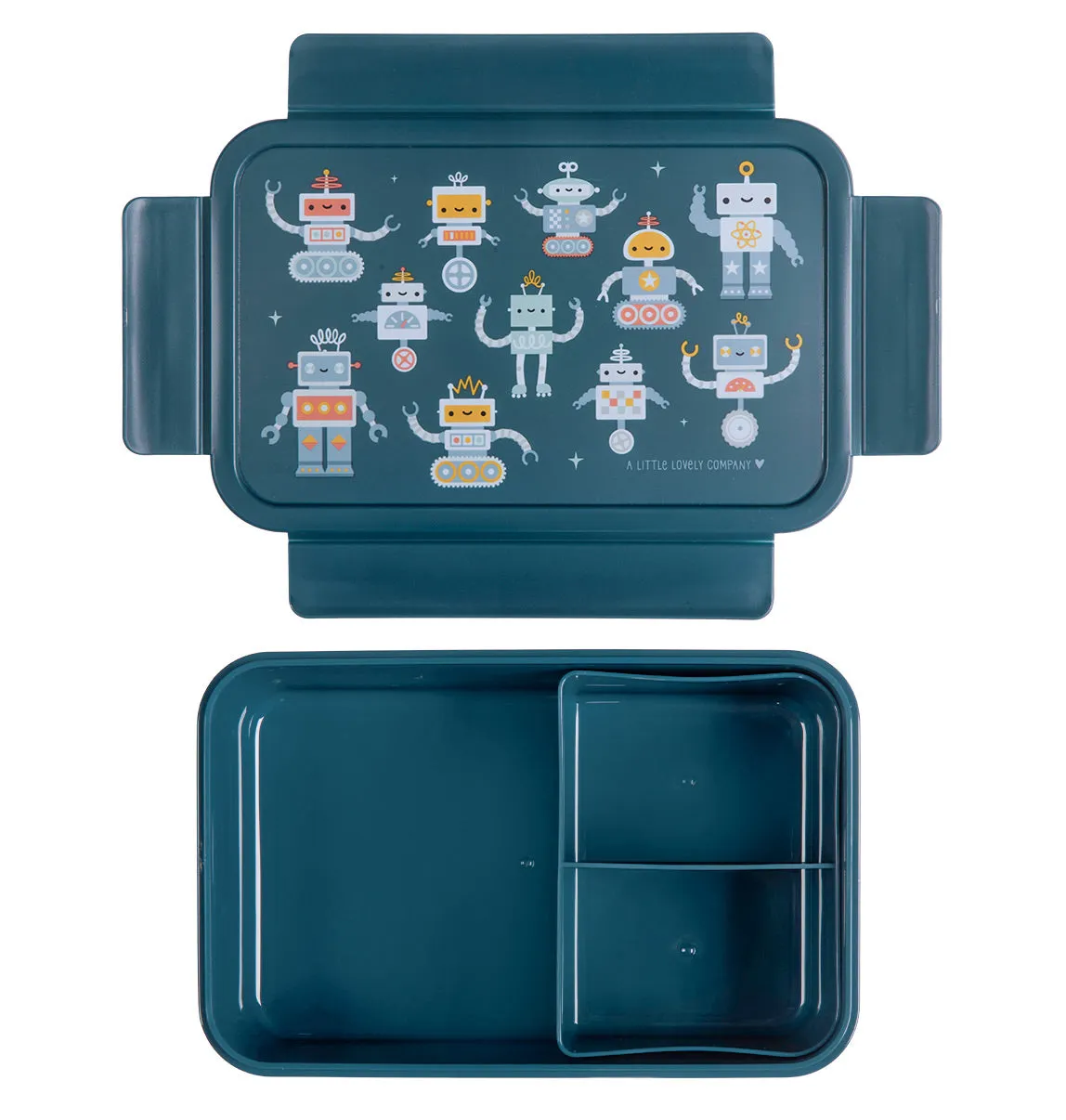 A Little Lovely Company bento lunchbox robots 1,2 liter