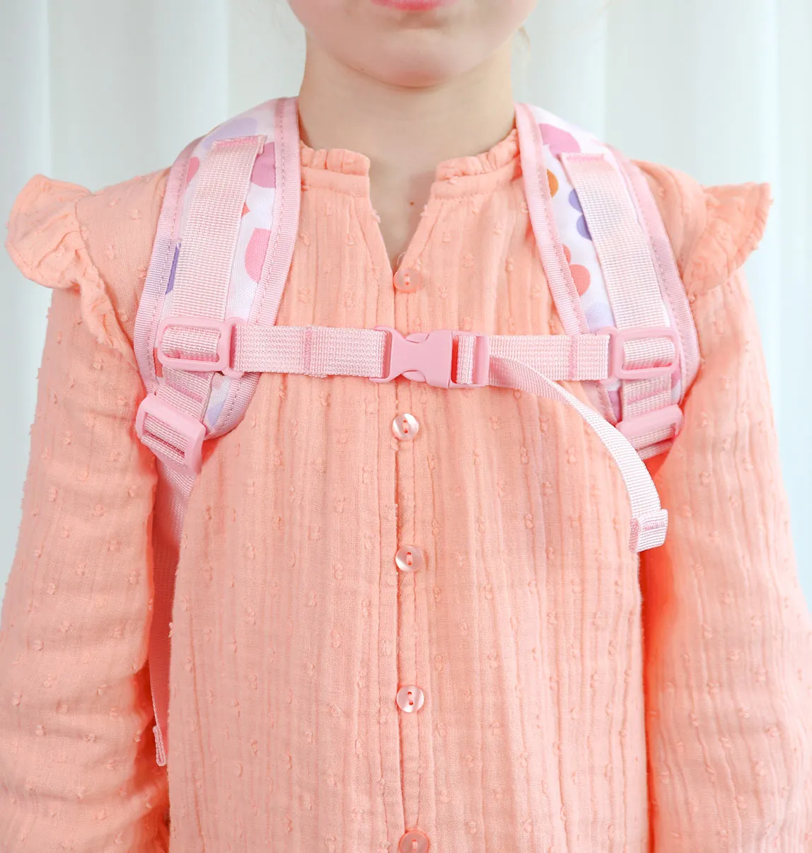 A Little Lovely Company Hartjes rugzak kind met koelvak roze
