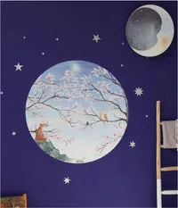 Hartendief Blüten Mini behangcirkel 95 cm zelfklevend