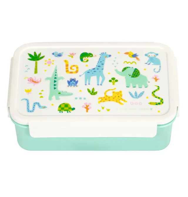 A Little Lovely Company Jungle bento lunchbox 1,2 liter