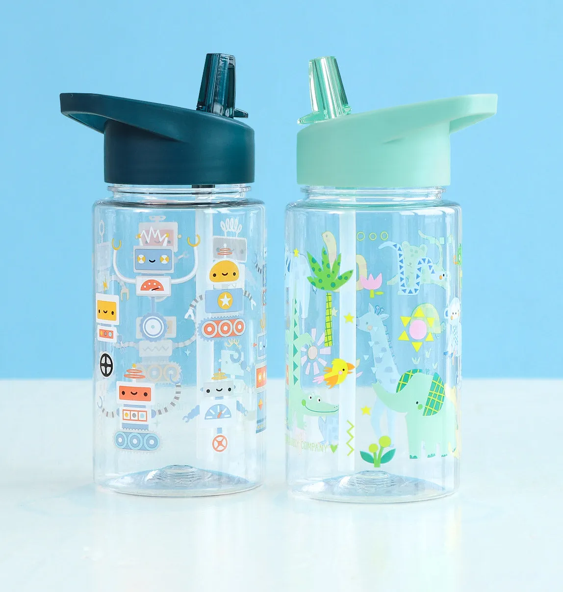 A Little Lovely Company Robots drinkfles 450 ml tritan